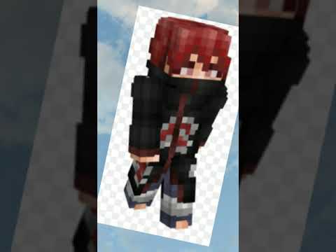 Skin Minecraft Akatsuki Naruto #shorts