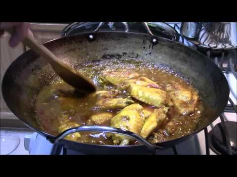Cambodian Food: Khmer Street Food: Khmer Cooking: Slap Moan Char Miet Cambodian Turmeric Chicken