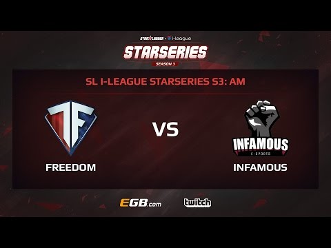 Team Freedom vs Infamous, Game 1, SL i-League StarSeries Season 3, AM
