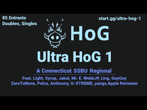 Ultra HoG: A CT SSBU Regional Ft. Light, Syrup, Jakal, Mr. E, WebbJP, Ling, GuyGuy, ZeroTuNone