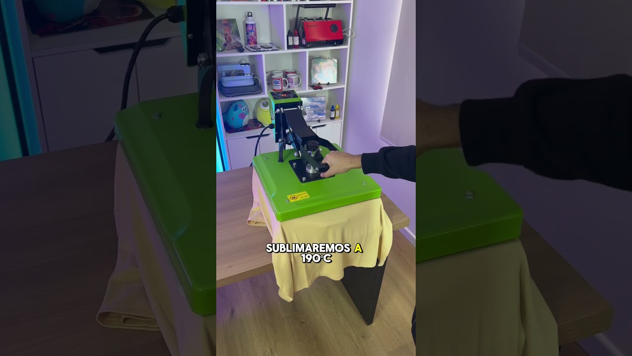 Les mostramos una manera de sublimar cualquier tipo de polera #sublimacion #sublimaciontextil