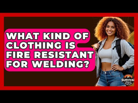 What Kind Of Clothing Is Fire Resistant For Welding? - Survival Skills for Everyone