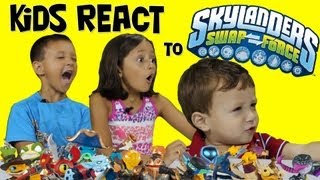 Kids React to Swap Force Characters & Kaos Combinations (Skylanders)