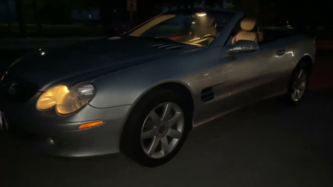 **SOLD By Auction** NO RESERVE – 2003 Mercedes-Benz SL500 Hardtop Convertible Roadster