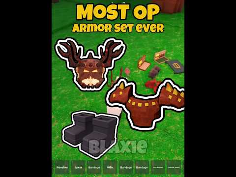 Самый крутой комплект брони за всю историю 💀 99 ночей в лесу #robloxedit