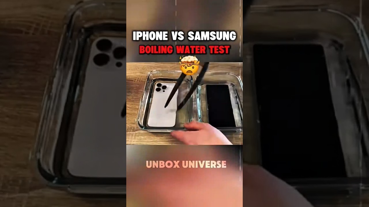 📱i phone 15 pro Max vs sumsung s25 ultra water testing #sumsung #trending #shorts
