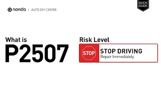 Meaning of OBD p2507