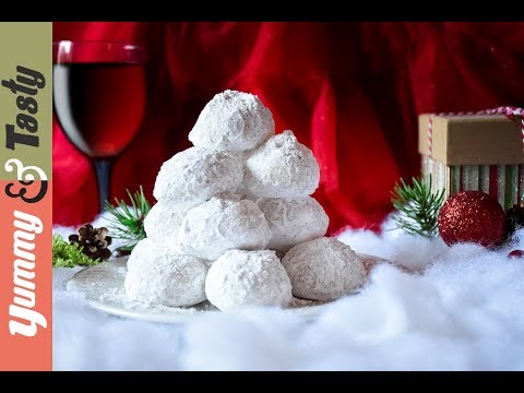 Snowball Cookies with Almonds and Coconut | Yummy N Tasty