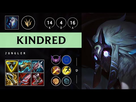 Kindred Jungle vs Jarvan IV: Triple Kill, Legendary - EUW Master Patch 14.24