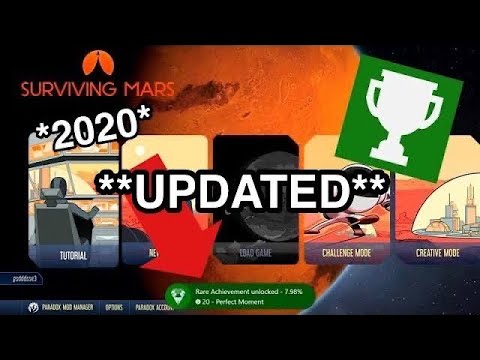 **UPDATED** HOW TO GET ALL SURVIVING MARS ACHIEVEMENTS MOD !!! 2020