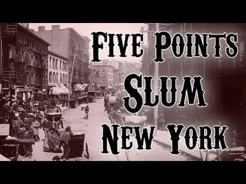 Survival in New York's brutal FIVE POINTS Slum (The Bend on Mulberry Street)