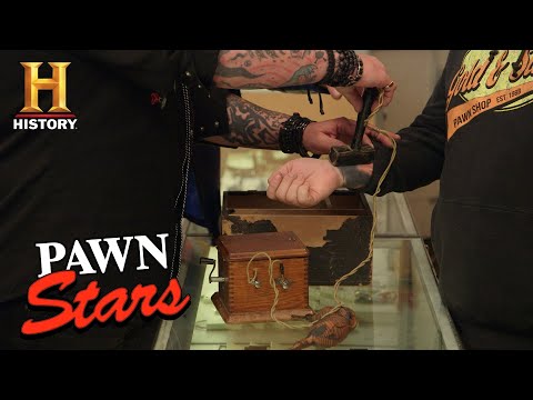 Pawn Stars: Chumlee Tests Out a Secret Society Branding Machine (Season 16) | History
