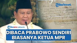 PERDANA! Prabowo Bacakan Teks Proklamasi saat Upacara HUT ke-80 RI di Istana, Jadi Sejarah Baru