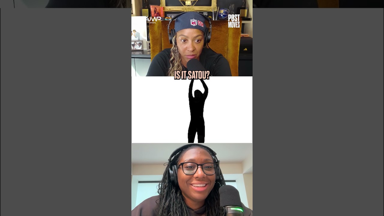 Candace and Aliyah STRUGGLED to guess this jump shot 💀 #aliyahboston #ajawilson #lasvegasaces