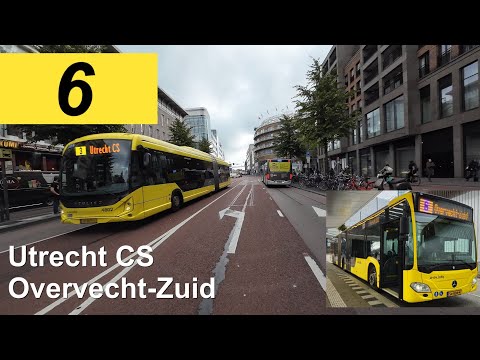 U-OV lijn 6: Utrecht CS Jaarbeurszijde - Overvecht Zuid | Qbuzz Utrecht | Qbuzz 4149 | 2024