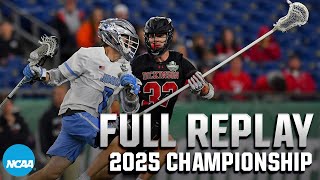 Tufts vs. Dickinson: 2025 DIII men's lacrosse championship | FULL GAME