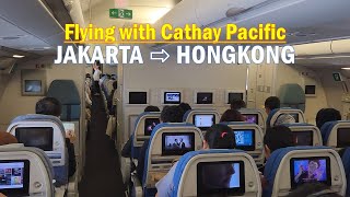 Download lagu Full flying with CATHAY PACIFIC ‼️ Jakarta to Hongkong [Terminal 3 Soekarno Hatta Int'l Airport]❗ mp3