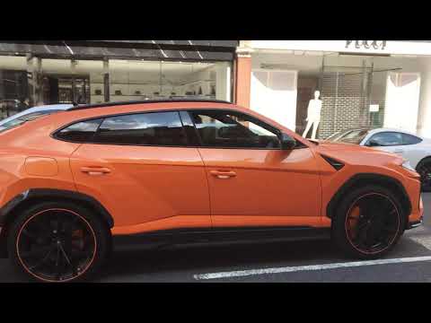 Orange Lamborghini Urus Luxury SUV 4x4 Sound & Acceleration | Supercars In London 2021| Car Spotter