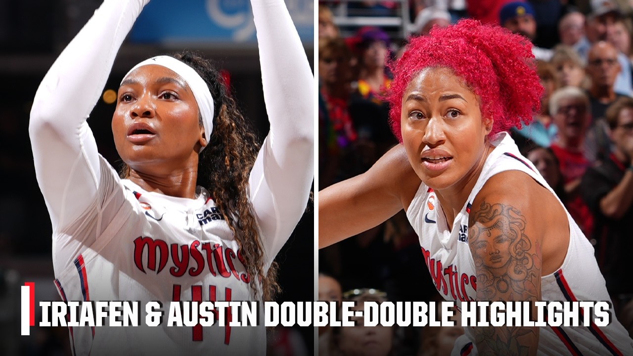 Kiki Iriafen and Shakira Austin lead Mystics to double-digit win vs. Fever 🔥 | WNBA on ESPN