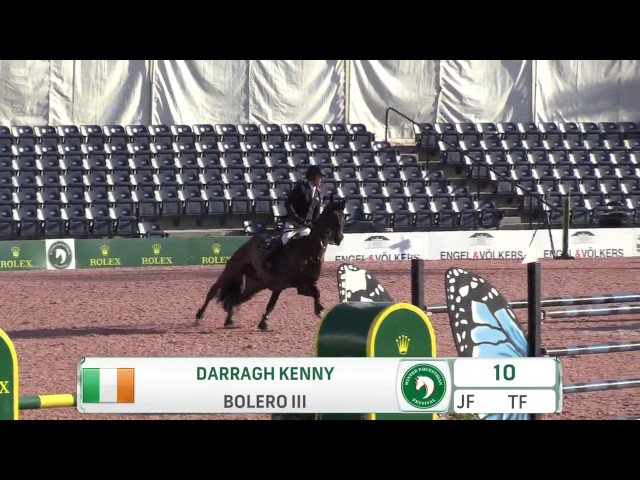 Half-brother is CSI 1.55m horse Bolero III with rider Darragh Kenny.