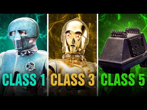 The 5 Droid Classes Explained!