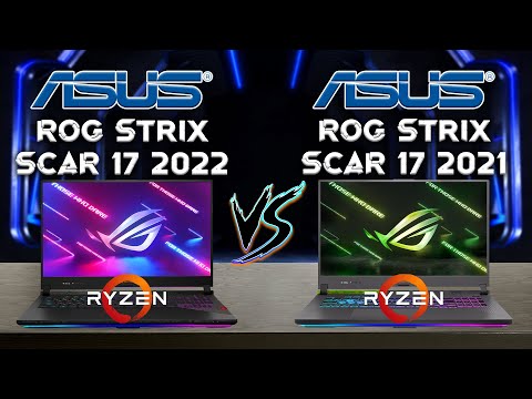 ROG Strix SCAR 17 2022 vs Strix SCAR 17 2021 | AMD | old vs new comparison