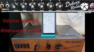 Video thumbnail for [REVIEW] Rivera Rockcrusher Attenuator & Fender Deluxe Reverb Amp Volume Test till Full Crank-up!! by Taehan's Guitar Research