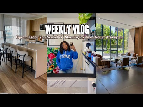 WEEKLY VLOG : MORNING ROUTINE / A NEW LIFE / THE BIGGEST GIFTS I RECEIVED / WORK / WASHING / MAKI...