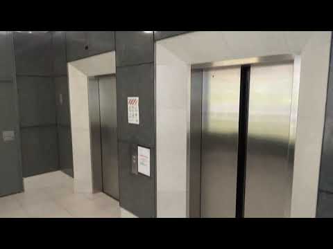 Very Fast! | 1980s Express (mod. Schindler) Traction Lifts | BNZ Tower, Porirua