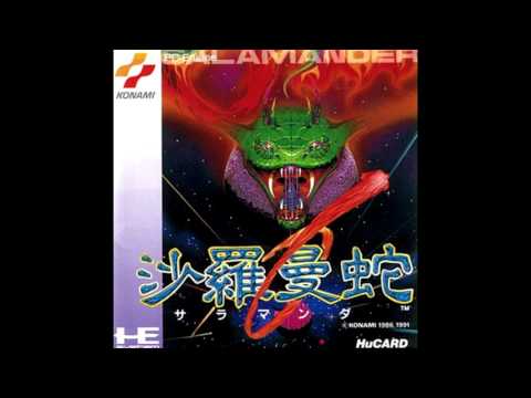 Salamander (PC Engine) - Demo of power ups (7 minutes extended)
