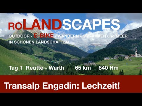 (1) Transalp TrekkingTour  Reutte - Comer See: Reutte nach Warth