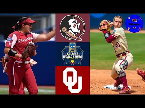#10 Florida State vs #1 Oklahoma | WCWS Championship Game | 2021 College Softball Highlights