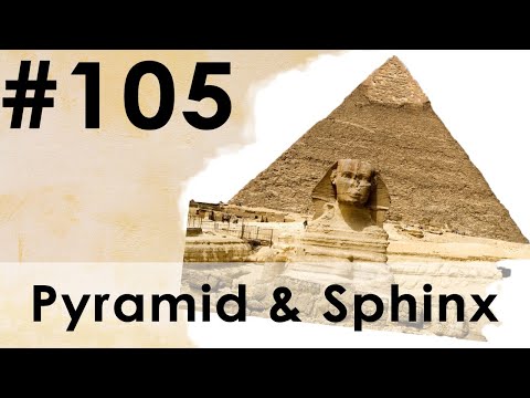 Drawing No. 105: Drawing Pyramid and Sphinx Monuments...