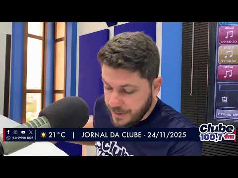 Jornal da Clube - 24/11/2025 - Edição da Manhã