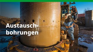 preview picture of video 'BAUER Umwelt GmbH - Austauschbohrungen in Coswig'