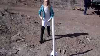 preview picture of video 'Estes Tomahawk D Region Model Rocket, 1st Flight with no fails!'