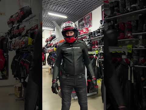 Мотокуртка шкіряна Spyke Imola Evo 2 0 Black 🔥 MotoStyle