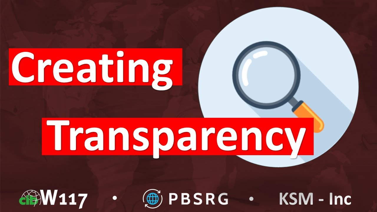 Creating Transparency