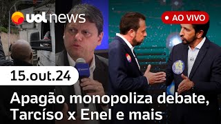 Eleições: apagão monopoliza debate com Boulos e Nunes; crise da Enel; Lula e evangélicos | UOL News