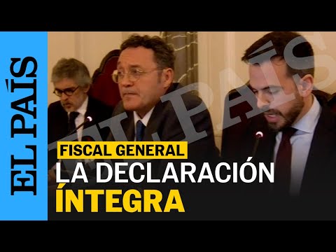 La declaración del fiscal general del Estado, Álvaro García Ortiz , ante el Supremo | EL PAÍS