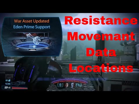 Resistance Movemant Data Locations on Eden Prime[Mass Effect 3 Legendary Edition