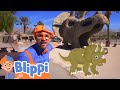 Learning Dinosaurs With Blippi | Educational Videos For Kids