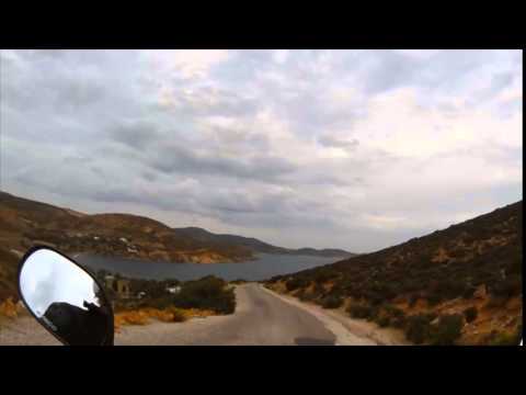 On the scooter with Eva