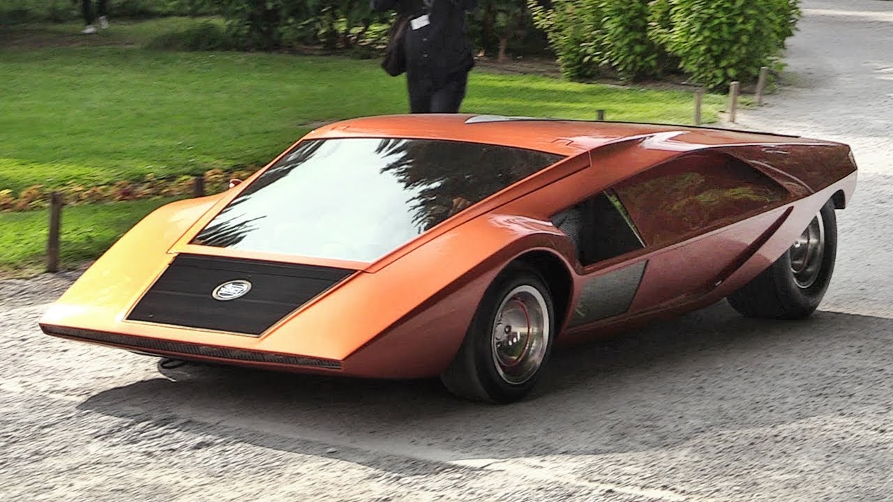 1970 Lancia Stratos Zero: A crazy concept from the Wedge Era - Sound & Driving on the Streets! thumnail