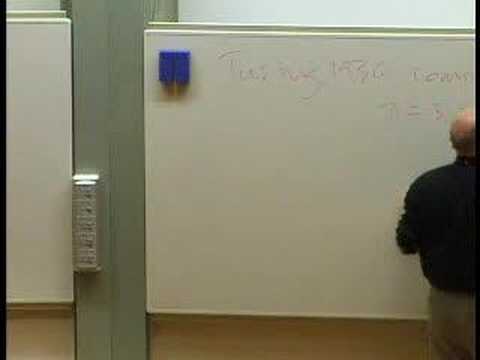 Gregory Chaitin Lecture Mälardalen University 2005 Pt 1