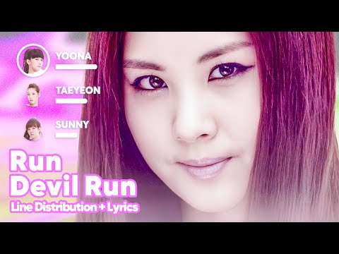 Girls' Generation - Run Devil Run (Line Distribution + Lyrics Karaoke) PATREON REQUESTED