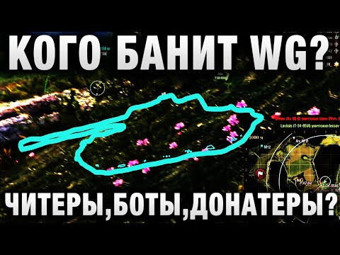 КОГО БАНИТ WG? ЧИТЕРЫ,БОТЫ,ДОНАТЕРЫ?