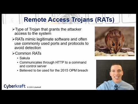 Trojans, Rootkits and Backdoors - Security+ SY0-601 Domain 1.2.4