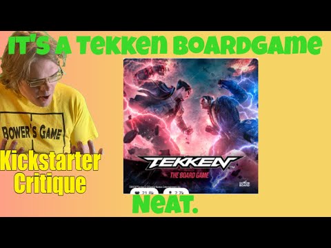 Tekken The Boardgame - $5 says its Average -Kickstarter Critique Review