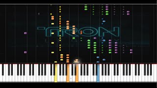 Tron: Legacy - &quot;Outlands&quot; (by Daft Punk) - Synthesia Tutorial